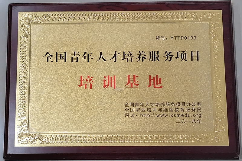 全国青年人才培养服务项目培训基地